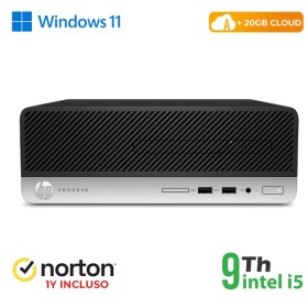 RINOVO PC HP REFURBISHED  400-600 G5 SFF i5-9X00 DDR4 8GB SSD 256GB W11 CLOUD 20GB Grade A 1Y Warran