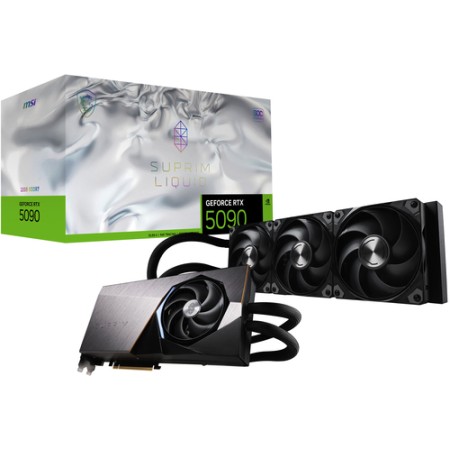 MSI VGA GEFORCE RTX 5090, RTX 5090 32G SUPRIM LIQUID SOC, 32GB GDDR7, HDMI/DP*3, ATX, TRI FROZR,OC