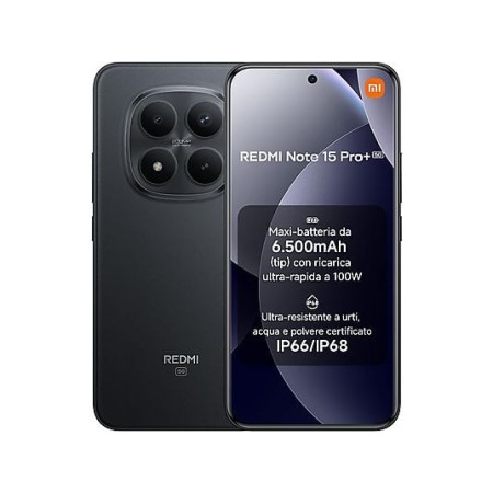 XIAOMI SMARTPHONE  REDMI NOTE 15 PRO+ 12+512GB 6.83 5G BLACK