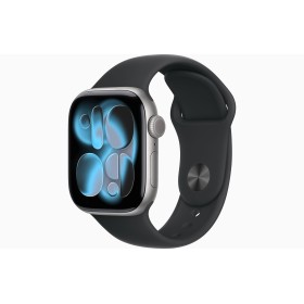 APPLE WATCH SERIES 11GPS42MMSPACE GREY ALUMINIUM CASE WITH BLACK SPORT BAND, M/L