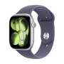 APPLE WATCH SERIES 11GPS E CELLULAR 46MM SILVER ALUMINIUM CASE WITH PURPLE FOG SPORT BAND, S/M