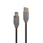 LINDY CAVO USB 3.2 TIPO A A B, 5 GBIT/S, ANTHRA LINE, 5M