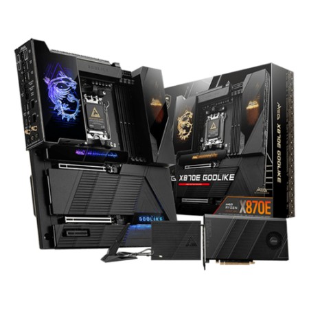 MSI MB MEG X870E GODLIKE,X870E,AM5,4DDR5,2PCI-Ex16,5M.2,4SATA3,2USB4,1USB3.2 Gen2x2,13USB3