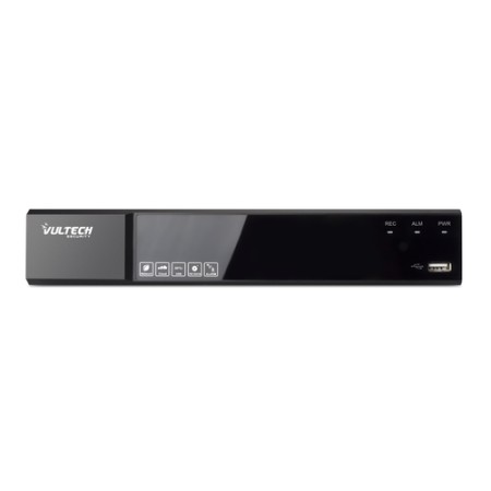 VULTECH SECURITY NVR 4 CANALI ULTRA-HD POE FINO A 8MPX H.265 HDMI P2P CLOUD 1 HD 4K