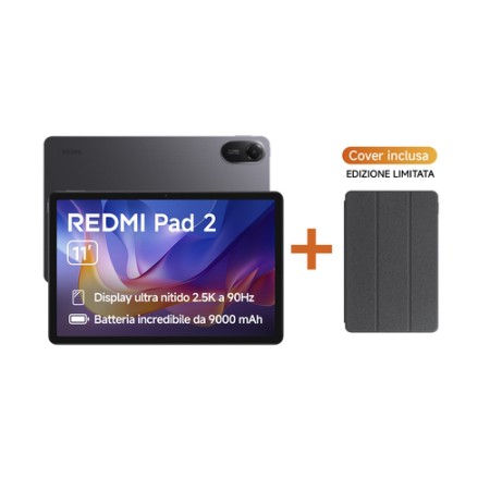 XIAOMI TABLET REDMI PAD 2 11 4+128GB WIFI GRAPHITE GRAY + COVER