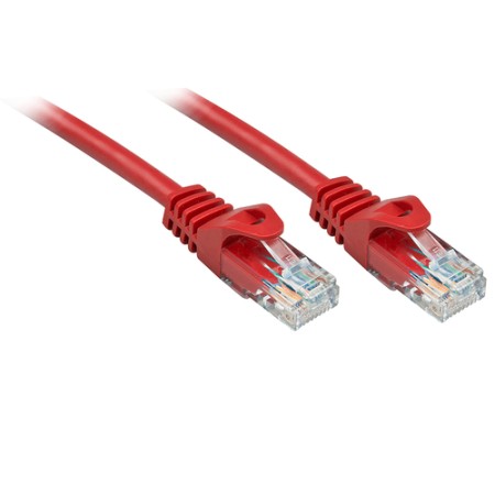 LINDY CAVO CAT.6 U/UTP BASIC ROSSO, 2M