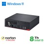 RINOVO PC FUJITSU Esprimo D738 SFF i58X00 DDR4 8GB SSD 256GB W11P NO DVD GRADE A 1Y WARRANTY + NORTO