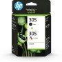 HP CARTUCCIA 305 MULTICOLOR NERO+COLORE INKJET STANDARD, CONF 2 CARTUCCE
