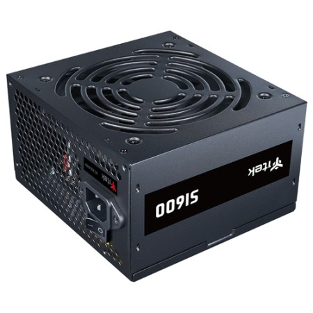ITEK ALIMENTATORE SI600 - 600W,  EFFICIENZA 80+, PFC ATTIVO, 12CM SILENT FAN
