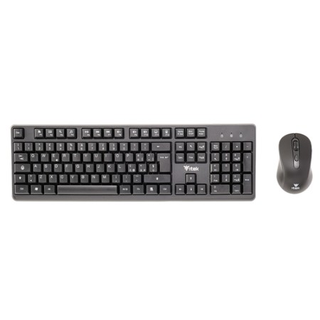 ITEK TASTIERA  + MOUSE  DEC W01  WIRELESS  2.4G  MOUSE  OTTICO  1600DPI  TASTIERA MEMBRANA  105 TAST