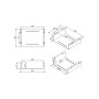 ROLINE ALLOGGIO SOTTOSCRIVANIA PER KVM/NUC/MINIPC/APPLE MAC MINI