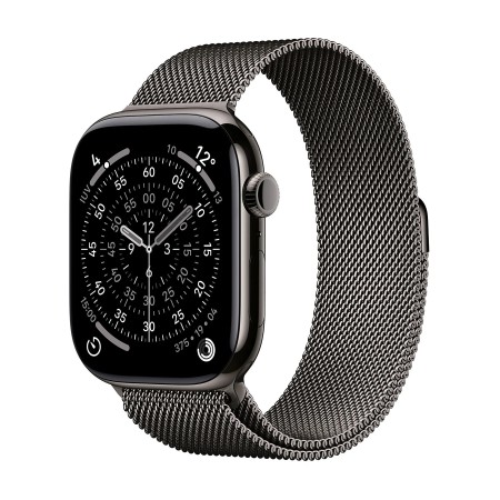 APPLE WATCH SERIES 11GPS E CELLULAR 46MMSLATE TITANIUM CASE WITH SLATE MILANESE LOOP, M/L