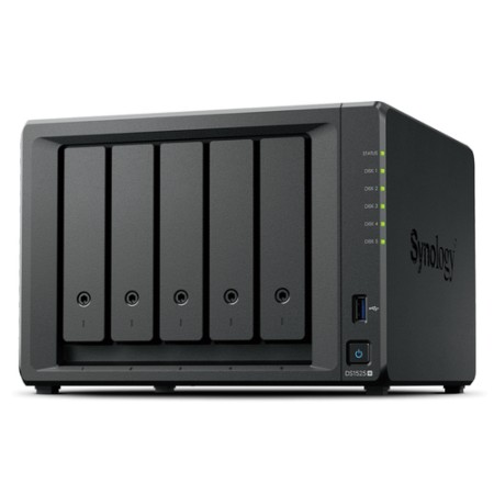 SYNOLOGY NAS TOWER RACK 5X SATA, 2X NVME, RYZEN V1500B, 8GB ECC, 2.5GBE, 1200FPS@720P, 2 LICENZE INC
