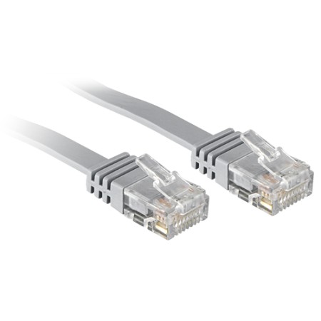 LINDY CAVO DI RETE FLAT UTP CAT.6 1M GRIGIO