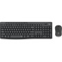 LOGITECH BUNDLE TASTIERA WIRELESS+MOUSE DESKTOP MK295 SILENT COMBO, USB, LAYOUT ITA, COLORE GRAFITE