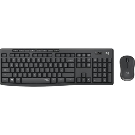 LOGITECH BUNDLE TASTIERA WIRELESS+MOUSE DESKTOP MK295 SILENT COMBO, USB, LAYOUT ITA, COLORE GRAFITE