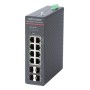 HIKVISION SWITCH INDUSTRIALE SMART MANAGED GIGABIT HI-POE 8 PORTS