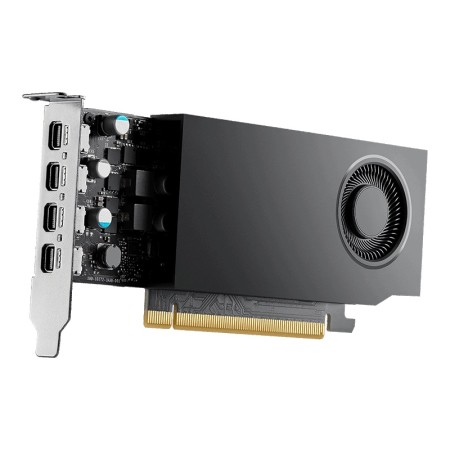 PNY VGA QUADRO RTX A400, 4GB GDDR6,1x ATX BRACKET,  4x mDP, LOW PROFILE, OEM VERS
