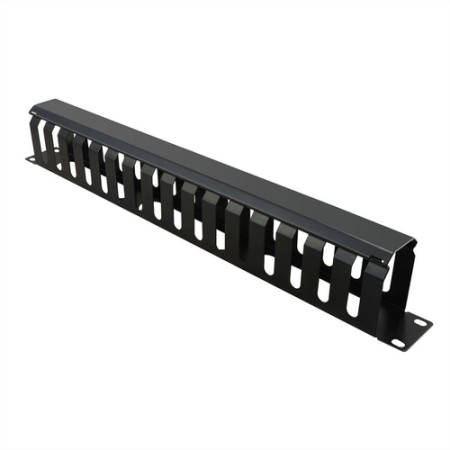 VALUE PIASTRA GESTIONE CAVI, 40X60MM, NERO