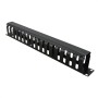 VALUE PIASTRA GESTIONE CAVI, 40X60MM, NERO