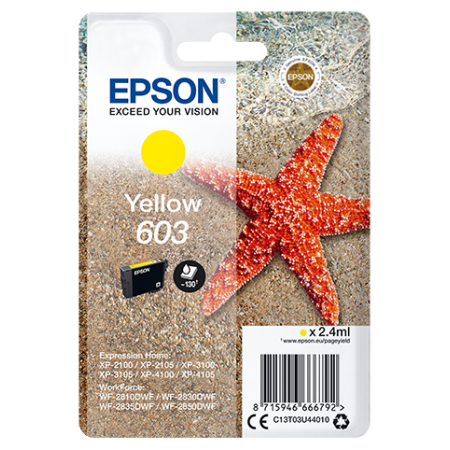 EPSON CARTUCCIA INK GIALLO STELLA MARINA, 603