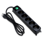 TECNOWARE MULTIPRESA FILTRATA, INTERRUTTORE LUMINOSO, CHILD PROTECTION, SPINA INGRESSO ITALIA, 5 USCITE FILTRATE INCLINATE TIPO