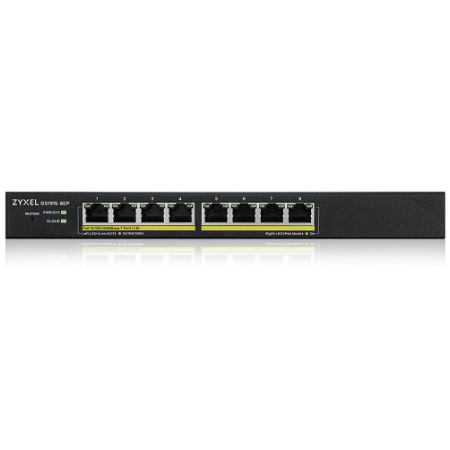 ZYXEL SWITCH MANAGED NEBULAFLEX 8 PORTE GIGABIT POE,  IPV6, VLAN, SENZA VENTOLE, DESKTOP