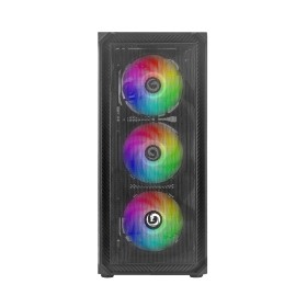 NUWO CASE ATX RODAN R602 0.5MM SPCC USB3.0/2.0 4 FAN 12CM ARGB FRONT MESH SIDE GLASS NERO
