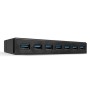 LINDY HUB USB 3.0, 7 PORTE