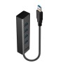 LINDY HUB USB 3.0, 4 PORTE
