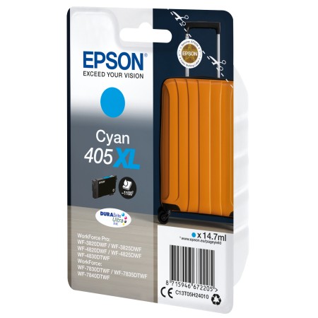 EPSON CARTUCCIA VALIGIA 405 CIANO CAPACITA ALTA C13T05H24010 NO BLISTER