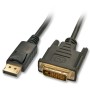 LINDY CAVO DISPLAYPORT/DVI-D, M/M, 2MT