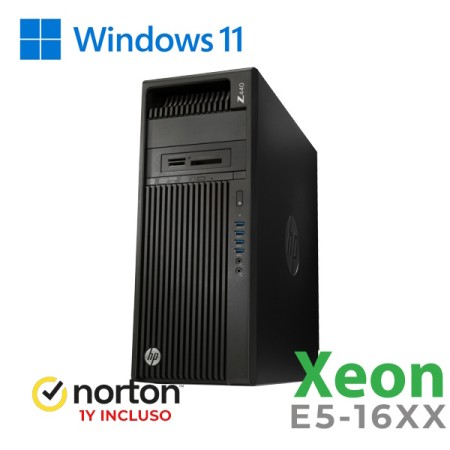 RINOVO WKS HP Z440 XEON E5-16XX DDR4 32GB SSD 480GB NVD QUADRO K2200 4GB W11P UPG GRADE A 1Y