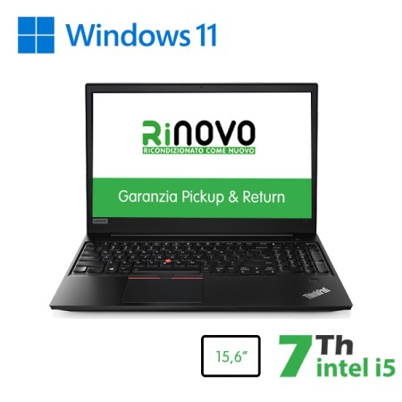 RINOVO NB LENOVO REFURBISHED THINKPAD E580 I5-7X00 DDR4 16GB SSD 240GB W11P NO DVD GRADE A 1Y