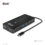 CLUB3D HUB USB GEN1 TYPE-C 7-in-1  2x HDMI, 2x USB GEN1 TYPE-A, 1x RJ45, 1x 3.5mm Audio, 1x USB GEN