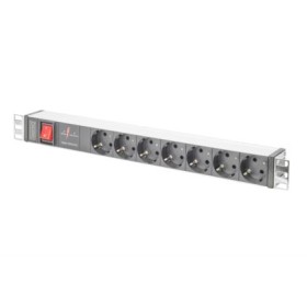 DIGITUS MULT ALIM ER RACK 19" IN ALL 7 PRESE SCHUKO E SPINA SCHUKO E INTERRUTTORE