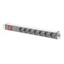 DIGITUS MULT ALIM ER RACK 19" IN ALL 7 PRESE SCHUKO E SPINA SCHUKO E INTERRUTTORE