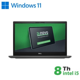RINOVO DELL NB REFURBISHED LATITUDE E7490 I5-8X00U DDR4 16GB SSD 480GB W11P 14 NO DVD 3M BATTERIA