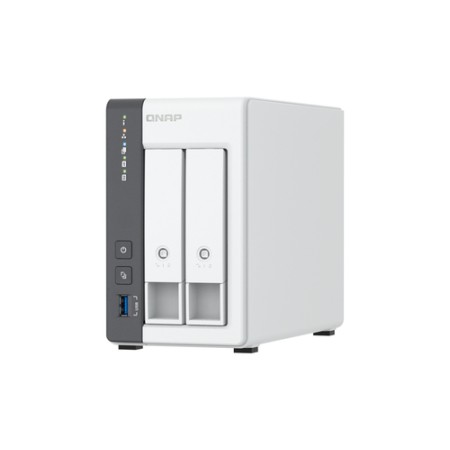QNAP NAS TS-216G, 2-BAY ARM 4C 2.0GHZ , 2 X SATA 6GB/S 3.5"/2.5", 4GB RAM ON-BOARD, 1 X GBE, 1 X 2.5