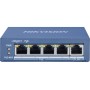 HIKVISION SWITCH 4 PORT GIGABIT UNMANAGED POE SWITCH  1 GIGABIT RJ45 UPLINK PORT, 802.3AF/AT, POE PO