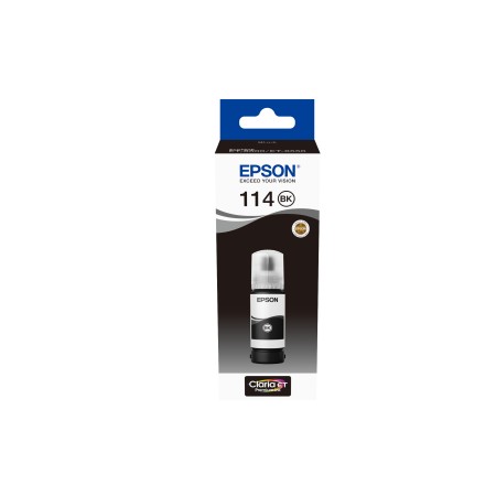 EPSON FLACONE INK 114 ECOTANK BLACK INK BOTTLE 70 ML