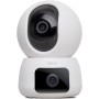 ISIWI TELECAMERA WIRELESS TWIN DOPPIA OTTICA 2K DOME MOTORIZZATA IR LED AUDIO BIDIREZIONALE SD CARD