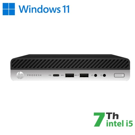 RINOVO HP ULTRA MINI PC REFURBISHED DM  600 800 G3 I5-7X00T SODDR4 16GB SSD 480GB W11P NO DVD 1Y