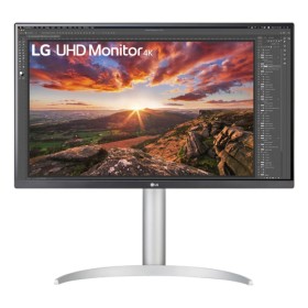 LG MONITOR 27 LED IPS 4K UHD 16:9 5MS 300 CDM, PIVOT, DP/HDMI, MULTIMEDIALE, BIANCO