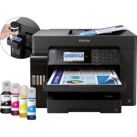 EPSON MULTIF. INK A3 COLORE, ECOTANK ET-16655, 25PPM, ADF, FRONTE/RETRO, USB/LAN/WIFI - 4 IN 1
