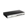 D-LINK SMART SWITCH 8 PORTE GIGABIT POE + 2 SFP