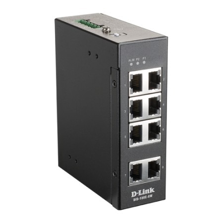 D-LINK SWITCH INDUSTRIALE UNMANAGED 8 PORTE 10/100 BASET(X)