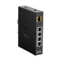 D-LINK SWITCH INDUSTRIALE 5 PORTE UNMANAGED 4XGIGABIT POE+, 1XSFP
