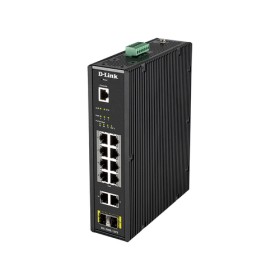 D-LINK SWITCH INDUSTRIALE 12 PORTE GIGABIT, RJ45 CONSOLE PORT