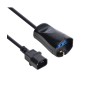 VULTECH CAVO ADATTATORE DI ALIMENTAZIONE IEC14 MASCHIO A PRESA BIPASSO/SCHUKO